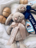 My first Easter Bunny Small Blush Ribbon