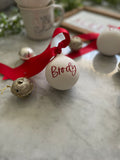 Personalised Ceramic Bauble