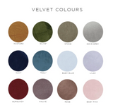 15cm Teacher Class Luxe Velvet Hoop