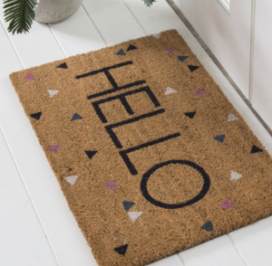 Hello Confetti Doormat