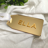 Gold Acrylic Gift Tag