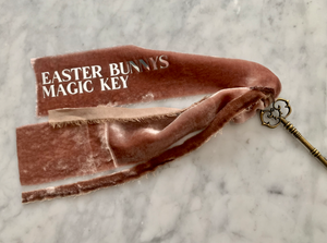 Easter Bunnys Magic Key - Cinnamon + Silver