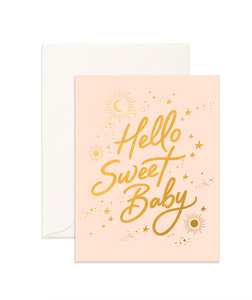 Hello Sweet Baby Greeting Card