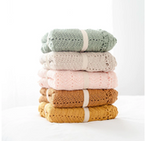 Crochet Baby Blanket - Peach