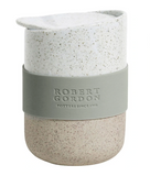 Personalised Ceramic Mindful Coffee Cup Grey
