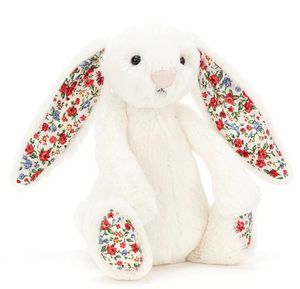 Bashful Blossom Cream Bunny Small