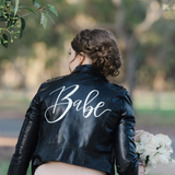 Babe Leather Bridal Jacket Black