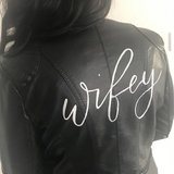Wifey Leather Bridal Jacket