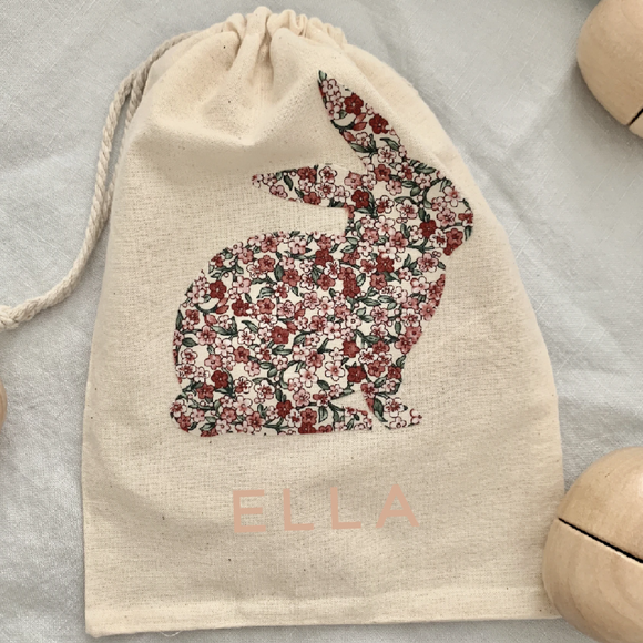 Bunny Gift Bag - Blush Floral