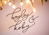 Wedding Wall Art - Decal Removable Hand Lettered