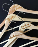 Wedding Party Coat Hangers - Personalised