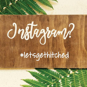 Instagram Wedding Event Sign