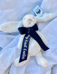 My first Easter Bunny Small Navy Ribbon