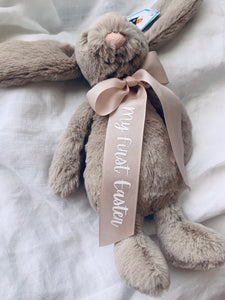 My first Easter Bunny Small Blush Ribbon